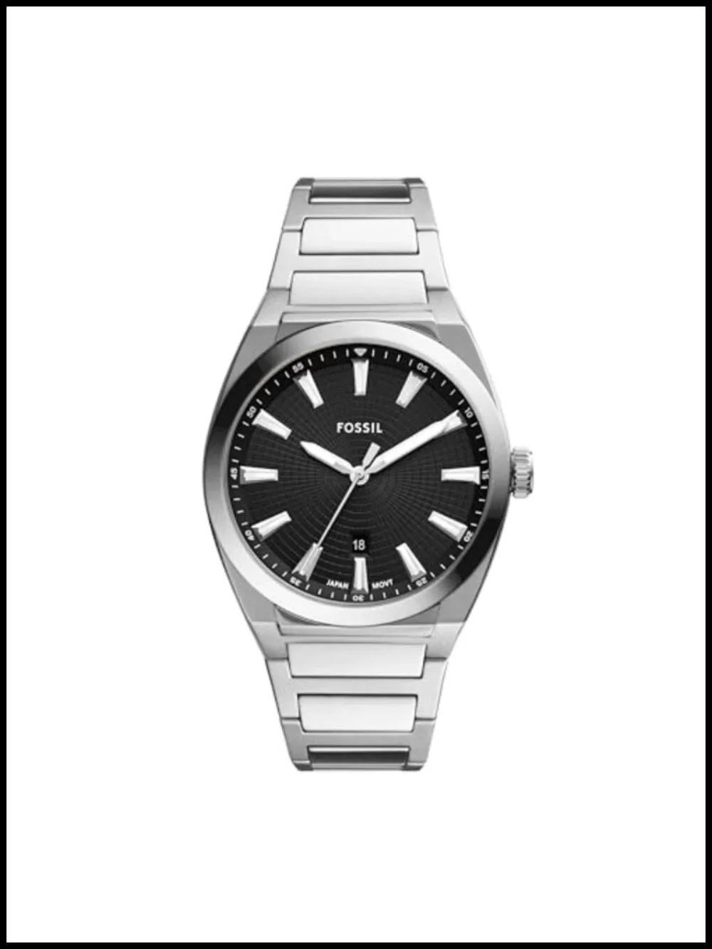 Everett Quartz Stainless Steel Bracelet Watch 42mm